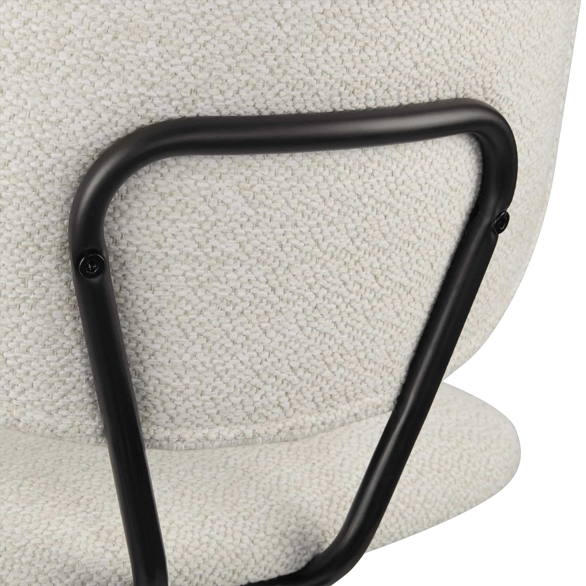 Fabric and Metal Adjustable Counter Stool - Image 8