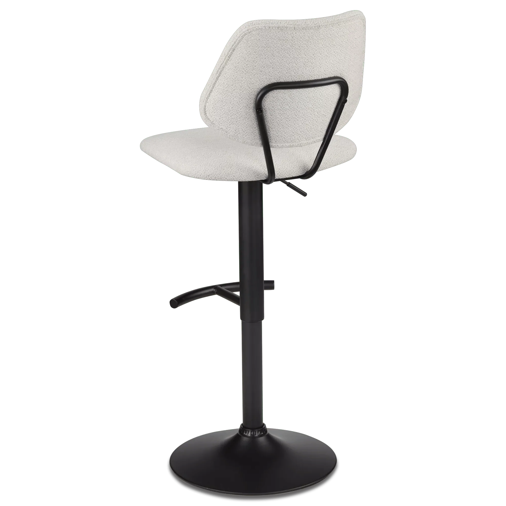 Fabric and Metal Adjustable Counter Stool - Image 9