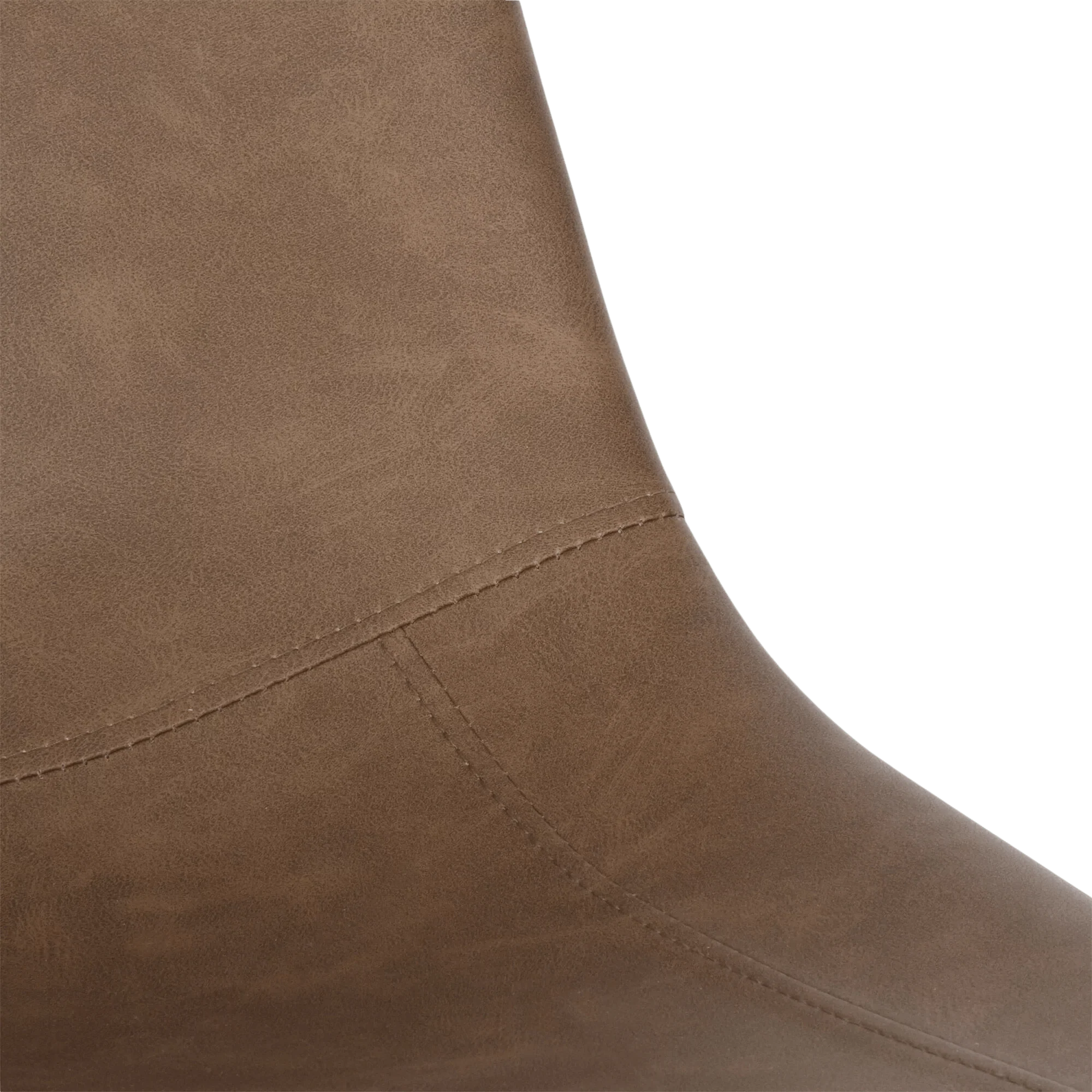 Faux Leather and Metal Adjustable Bar Stool - Image 5